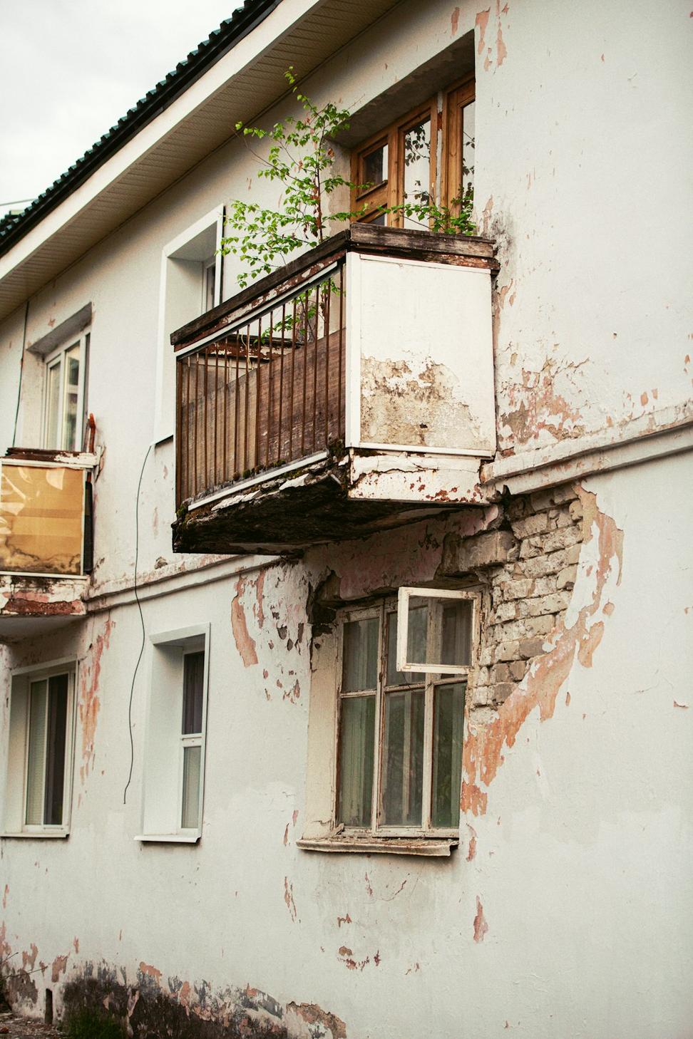 Heritage home before restoration