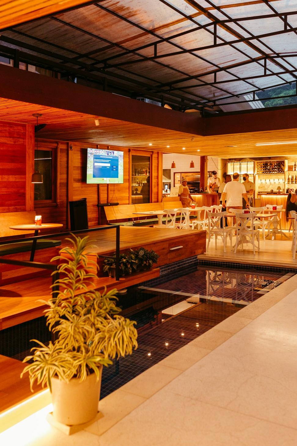 Modern restaurant interior